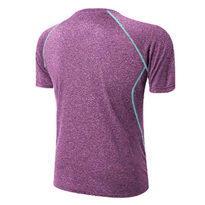 เสื้อยืดออกกำลังกายผู้ชายทรงปกติ แขนสั้น ผ้าถัก พิมพ์ลาย เป็นมิตรกับสิ่งแวดล้อม แห้งเร็ว ระบายอากาศดี เสื้อผ้ากีฬา สีและโลโก้สั่งทำได้ - Product Image 6