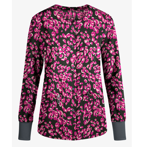 Uniformes médicos de manga larga lavables para mujer, ropa de trabajo para enfermeras, suave y elástica, uniformes de enfermera, chaquetas estampadas para doctoras. - Product Image 3