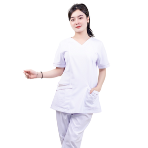 Pijama quirúrgico de algodón de alta calidad para mujer, traje de médico y enfermera, nuevo estilo, uniforme de spa, conjuntos de uniformes para mujer, uniforme FMF, muestra gratis - Product Image 2