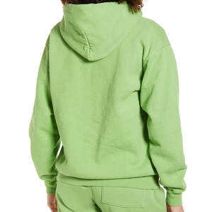 Sweat à capuche oversize en molleton à épaules tombantes, prix abordable, design uni, logo personnalisable et design de haute qualité pour les acheteurs en gros - Product Image 2