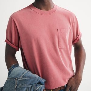 Men Washed Pocket T Shirt Cotton Vintage Loose Fit Crew Neck Short Sleeve Casual Streetwear Tee Custom OEM ODM Wholesale - Product Image 5