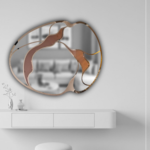 Decor your interior with a luxurious SS PVD <b>mirror</b>, designed to bring unmatched sophistication and durability to modern homes - Product Image 1