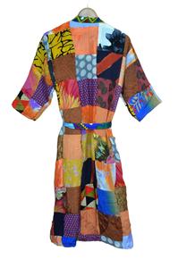 Kimono de seda reciclada vintage recién llegado, ropa de dormir de gasa, regalo de aniversario para mujer - Product Image 5