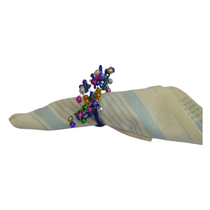 Anneau de serviette en perles multicolores pour décoration intérieure, idéal pour hôtels et mariages - Product Image 5