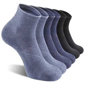 Calcetines tobilleros al por mayor 2026 de algodón y fibra de bambú, transpirables, de color liso, informales, para uso diario, para adultos, de punto, de grosor estándar, para primavera. - Product Image 5