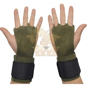 Best Selling Leather <b>Strap</b> Gymnastics Hand Grips with 3 Holes - Product Image 2
