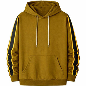 Ensemble de survêtement de sport pour homme personnalisé, deux pièces, vêtements d'entraînement coupe-vent, respirant, doublure en molleton 100% coton, design OEM - Product Image 5