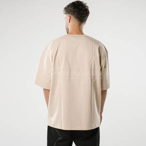 เสื้อยืดผู้ชายผ้าฝ้ายฟอกสีลายวินเทจสำหรับผู้ชายเสื้อยืดโอเวอร์ไซส์ลาย100% โลโก้ออกแบบได้ตามต้องการ - Product Image 6