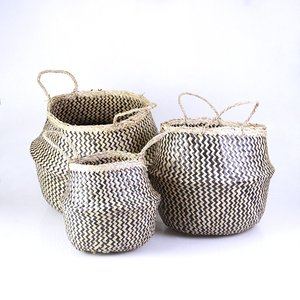 Great quality sustainable seagrass <b>baskets</b> for storing clothes <b>large</b> capacity foldable <b>basket</b> from Vietnam - Product Image 5