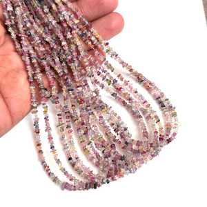 AAA Natural <b>Disco</b> Sapphire Nugget Beads 3mm Uncut Sapphire Chips Beads 16 Inch Strand Candy Sapphire Gemstone Beads For Jewelry - Product Image 4