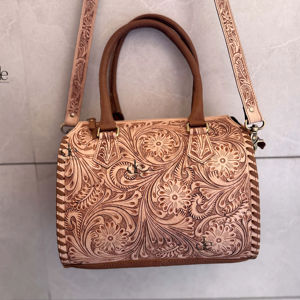 Bolso de Hombro de Cuero Tallado a Mano Estilo Bohemio Gitano, Novedad, Hecho a Mano, Estilo Western, Elegante, Multiusos, Venta al por Mayor - Product Image 1