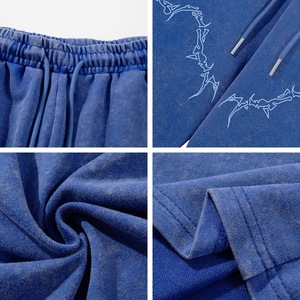 Shorts Bermuda de Cintura Alta para Mujer, Color Sólido, Algodón, Casuales, con Bolsillos, Cierre de Botones, Corte Regular, Azul Claro - Product Image 4