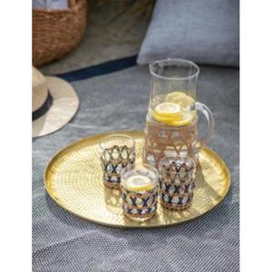Festive Aluminum Tray Elegant Decorative Serving Platter For Home Kitchen Dining Restaurant Hotel Catering Special Occasions - Product Image 5
