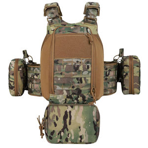 Factory Manufacturer OEM 1000D Canvas Breathable Plus Size Waterproof Training Sport Camouflage <b>Weight</b> Training Adjustable Vest - Product Image 2