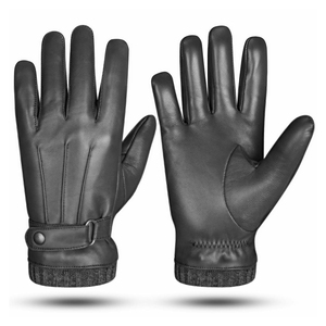 Nouveaux gants d'hiver en cuir thermique pour hommes, design personnalisé, haute qualité, compatibles avec les écrans tactiles, pour les sports de ski en plein air, vente en gros - Product Image 5