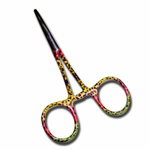 Pinzas de pesca de acero inoxidable con estampado de trucha marrón para quitar anzuelos - Product Image 3