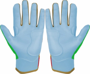 Nouveaux gants de frappeur de baseball en cuir, service OEM personnalisé, haute qualité, couleurs et tailles personnalisables, BulkBear International - Product Image 2