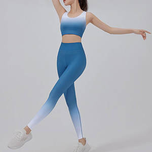 Conjuntos de Yoga para Mujer, Transpirables, Sólidos, Bra y Leggings, Ropa Deportiva para Fitness y Running, Top Sexy para Gimnasio, Conjuntos de Bra Deportivos - Product Image 5