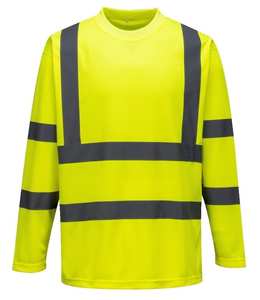 Camiseta de Trabajo de Manga Corta de Alta Visibilidad Personalizada, Camisetas de Seguridad Reflectantes y Transpirables para Hombre - Product Image 1