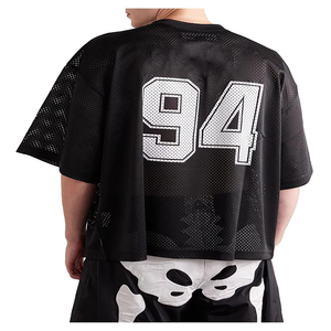 เสื้อยืดคอกลมทรงโอเวอร์ไซส์คุณภาพสูงสำหรับผู้ชาย ผ้าฝ้าย 100% หนานุ่ม สั่งทำพิเศษ ทรงบ็อกซี่ ไซส์ใหญ่ - Product Image 4