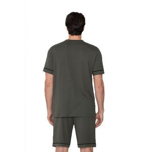 Último Diseño, Nuevo Conjunto de Verano para Hombre de 2 Piezas, Traje Deportivo con Bolsillos, Mangas Cortas, Camisa y Pantalones Cortos 100% Algodón para Uso Diario - Product Image 2