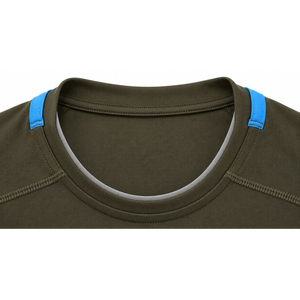 เสื้อยืดออกกำลังกายผู้ชาย คอกลม แขนตัดสี แบบเสื้อรักบี้ สำหรับทีม - Product Image 3