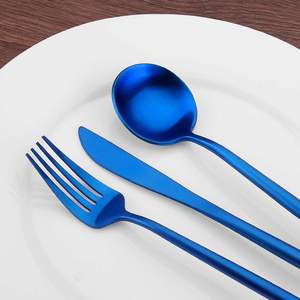 Premium 5 Pcs Stainless Steel Flatware Set Mirror Polish Knife Fork <b>Spoon</b> Cutlery for Kitchen And Restaurant - Product Image 1