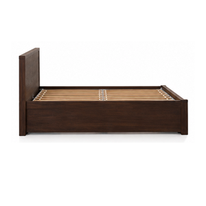 Solid Teak Wood <b>Storage</b> <b>Bed</b> Frame <b>with</b> Side Drawers Modern Platform <b>Bed</b> King <b>Queen</b> Size Bedroom Furniture - Product Image 3