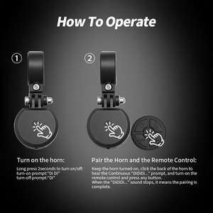 Campanello Antifurto per Bicicletta con Telecomando, Allarme Elettrico IP66 Impermeabile 120dB, Campanello da Manubrio per Ciclismo - Product Image 6