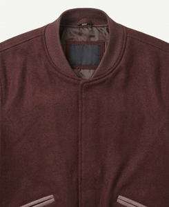 Men's Varsity <b>Jacket</b> Brown <b>Corduroy</b> Turn-down Collar Button Closure Regular Fit Autumn Casual Wear - Product Image 4
