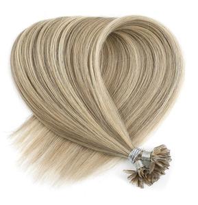 KSWIGS Cheveux chinois bruts en kératine, pointes en U, 100% Remy, naturels, double trame, texture droite, extensions de cheveux en gros - Product Image 1