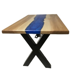 Minimal Handcrafted Accent <b>Table</b> Best Selling New Design Fancy Coffee <b>Table</b> Top Design Finishing Wooden Top & Metal Frame <b>Table</b> - Product Image 1