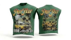 T-shirt en coton 100% uni, style streetwear, manches courtes, été, hip-hop, vintage, impression DTG, tendance, élégant, faible MOQ - Product Image 4