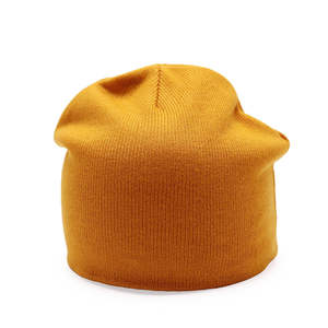 Unisex Mustard Yellow Beanie Hat With Rhinestone Letter Logo Street Style <b>Winter</b> <b>Cap</b> For Adults 56-58CM - Product Image 5
