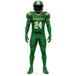 Uniforme de Fútbol Americano para Equipos Juveniles, Uniformes de Fútbol Personalizados con Nombres y Números, Envío Rápido a Todo el Mundo, Talla OEM - Product Image 4