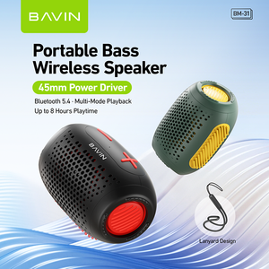 BAVIN - Altavoz Inalámbrico Portátil <span class=keywords><strong>para</strong></span> Camping y Viajes BM31 Active Bt5.4 Bass, Venta al por Mayor de Fábrica - Product Image 2