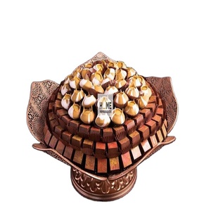 Bols à chocolat jetables en aluminium poli, design antique, écologiques, vente en gros - Product Image 1