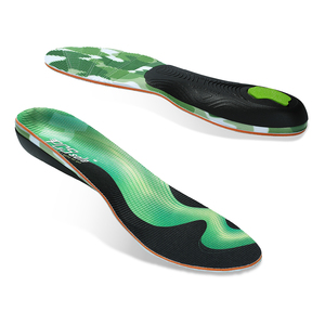 Semelles orthopédiques avec soutien de la voûte plantaire, design camouflage vert, matériau EVA, utilisation toutes saisons - Product Image 4