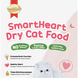 Alimento Seco para Gatos SmartHeart - Extracto de Yucca Añadido - Esterilizado 1.1kg - Product Image 2