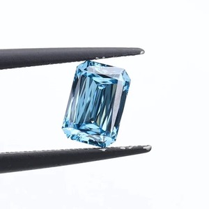 Diamantes cultivados en laboratorio de la marca india Madking, color D, claridad VS1, talla redonda CVD, corte radiante azul brillante, certificados por IGI, a precio mayorista. - Product Image 1