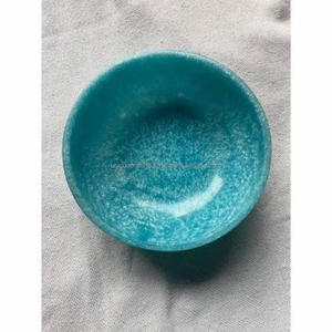 Juego de platos y cuencos de resina Ocean Blend | Platos de resina planos artísticos con cuencos a juego en texturas personalizadas, colores y juegos listos para regalo - Product Image 1