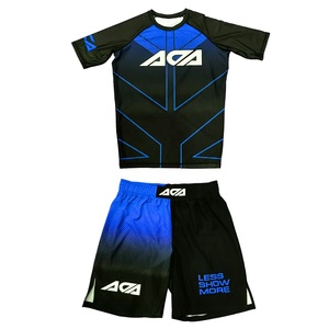 Tenue d'arts martiaux Charr 2025 – Ensemble d'entraînement MMA personnalisé entièrement sublimé pour hommes en Spandex/Polyester 220g, respirant et à séchage rapide - Product Image 6