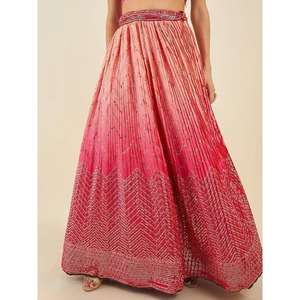 ชุดงานเทศกาลผ้าไหมปักเลื่อมสีชมพู - Product Image 3