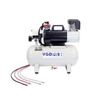 Haute efficacité 24V DC sans huile Mini réservoir résistant aux intempéries 12 litres professionnel Portable réparation automatique route compresseur d'air pompe
