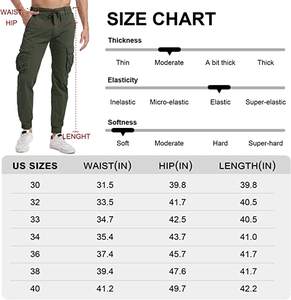 Men’s Lightweight <b>Elastic</b> Waist Jogger Pants Drawstring Slim Fit Casual Trousers, Breathable Stretch Fabric Lounge Streetwear - Product Image 6