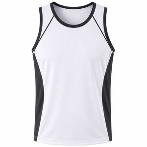 Débardeur sans manches bleu clair pour homme HMA Sports Apparels, col rond, séchage rapide, écologique, respirant, coupe sportive, tricoté 100% - Product Image 3