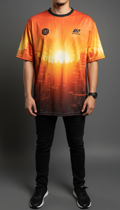 เสื้อยืดโอเวอร์ไซส์ผู้ชายสุดเทรนด์ พิมพ์ลายแบบซับลิเมชั่น สไตล์สตรีทแวร์ลำลอง ทรงหลวม แฟชั่นยอดนิยม - Product Image 6