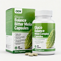 Fórmula Compleja Natural a Base de Hierbas para el Control del Azúcar en Sangre con Picolinato de Cromo, Extracto de Melón Amargo, Gymnema y Ácido Alfa Lipoico