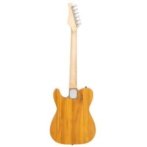 GTL Transparent Yellow Electric Guitar with Maple Fingerboard and SS Pickup - Product Image 5