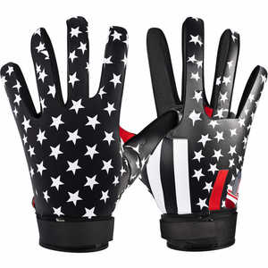 Service OEM, gants de football américain en cuir synthétique de qualité supérieure, design personnalisable, imperméables, compatibles avec les écrans tactiles, unisexes - Product Image 6